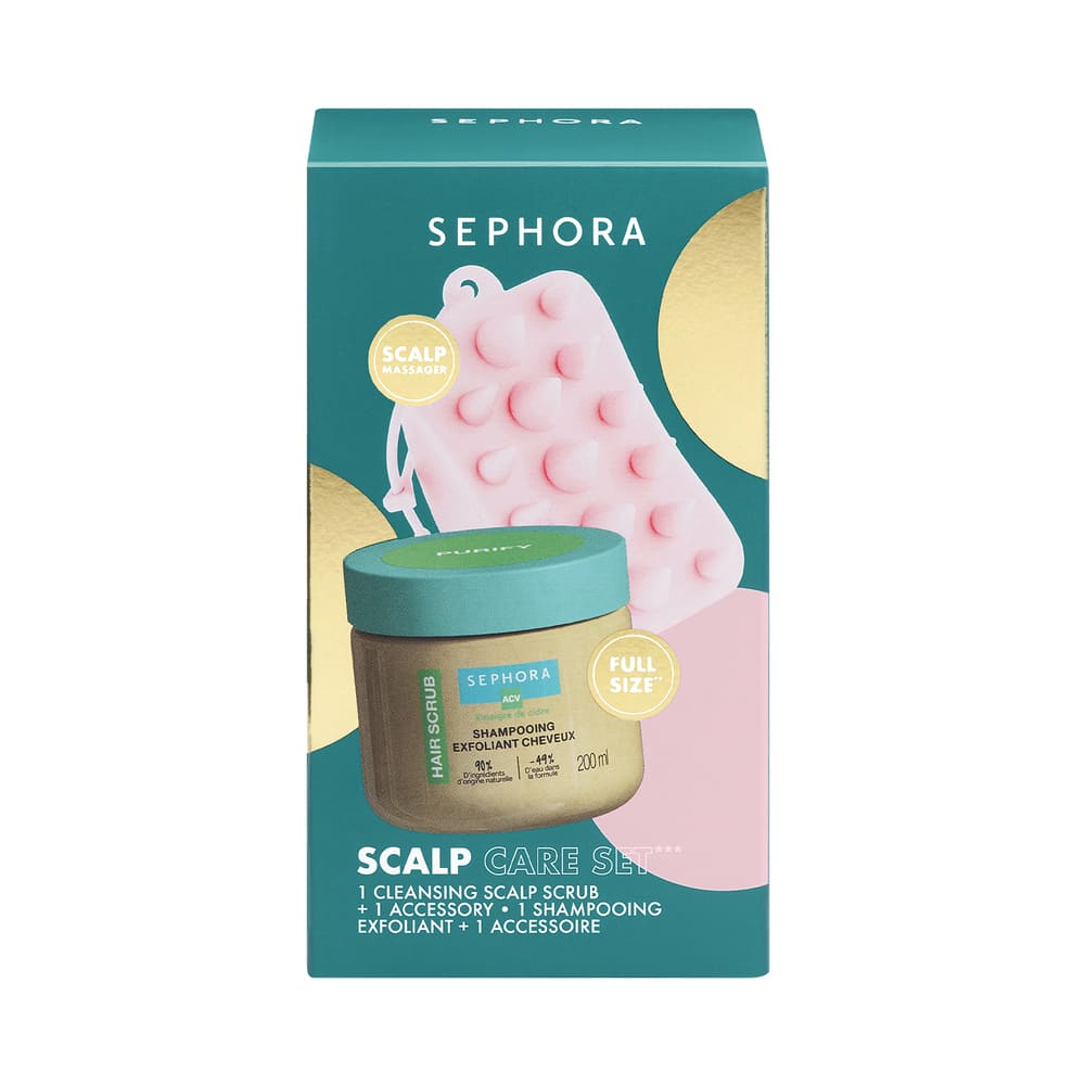SCALP CARE SET-25 XMS (SET PARA CUIDADO CAPILAR - EXFOLIANTE Y ACCESORIO)